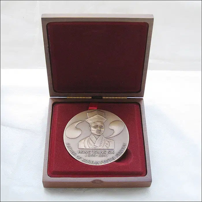 [BUNJANG] Korea Minting Corporation Hong Yeong-sik Medal / 한국조폐공사 필라코리아 1994 홍영식 메달 (약 70mm) (495)