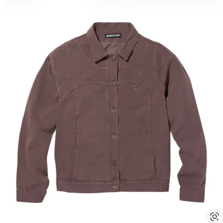 [BUNJANG] Mischief Rose Brown Trucker Jacket - Size M / 미스치프 로즈 브라운 트러커 자켓 M