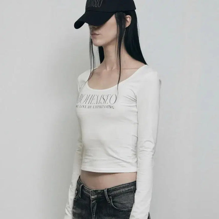 [BUNJANG] Bohemian Seoul Long Sleeve White / 보헤미안서울 롱슬리브 화이트