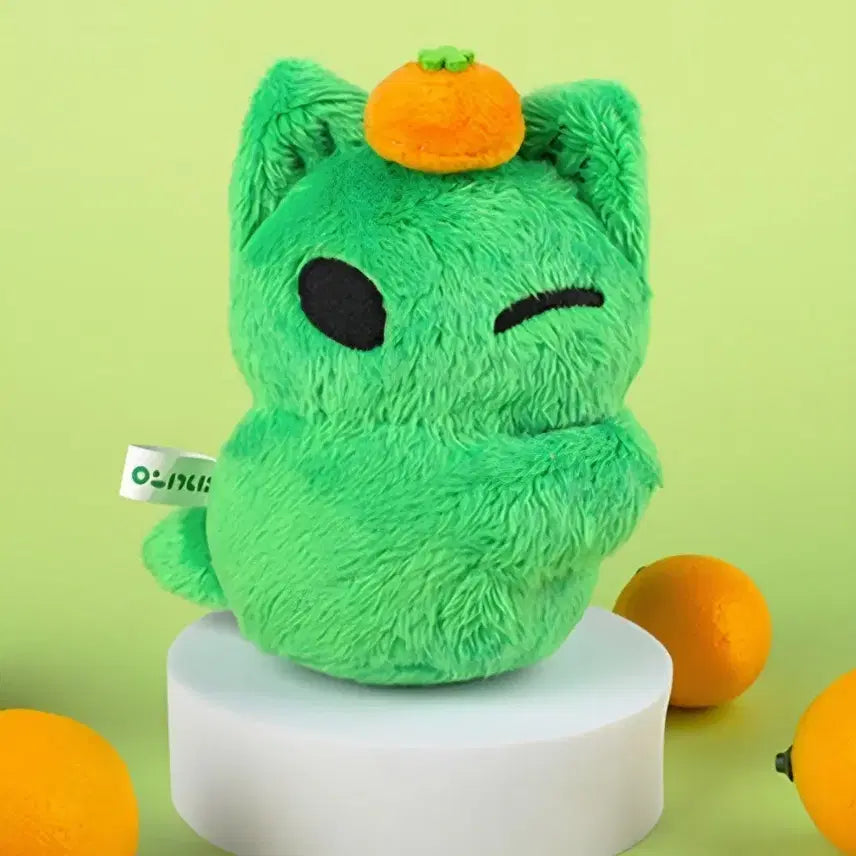 [BUNJANG] Wegovy Healing Tangerine Doll Keyring Official Merchandise / 왹냐 힐링 감귤 인형 키링 왹냐 공식 굿즈