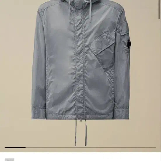[BUNJANG] CP Company Chrome-R Hooded Lens Overshirt Grey XL / CP컴퍼니 크롬-R 후드 렌즈 오버셔츠 그레이 신상품