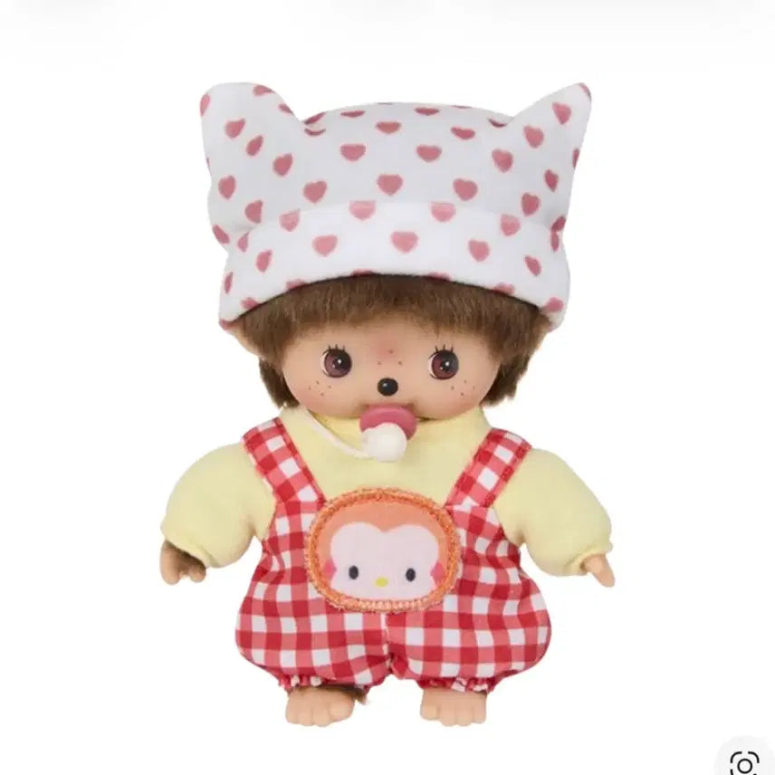 [BUNJANG] Hello Kitty x Monchhichi Collaboration Limited Edition Babychichi Keychain Doll / (5만원) 헬로키티 몬치치 베비치치 한정판 콜라보 키링 인형