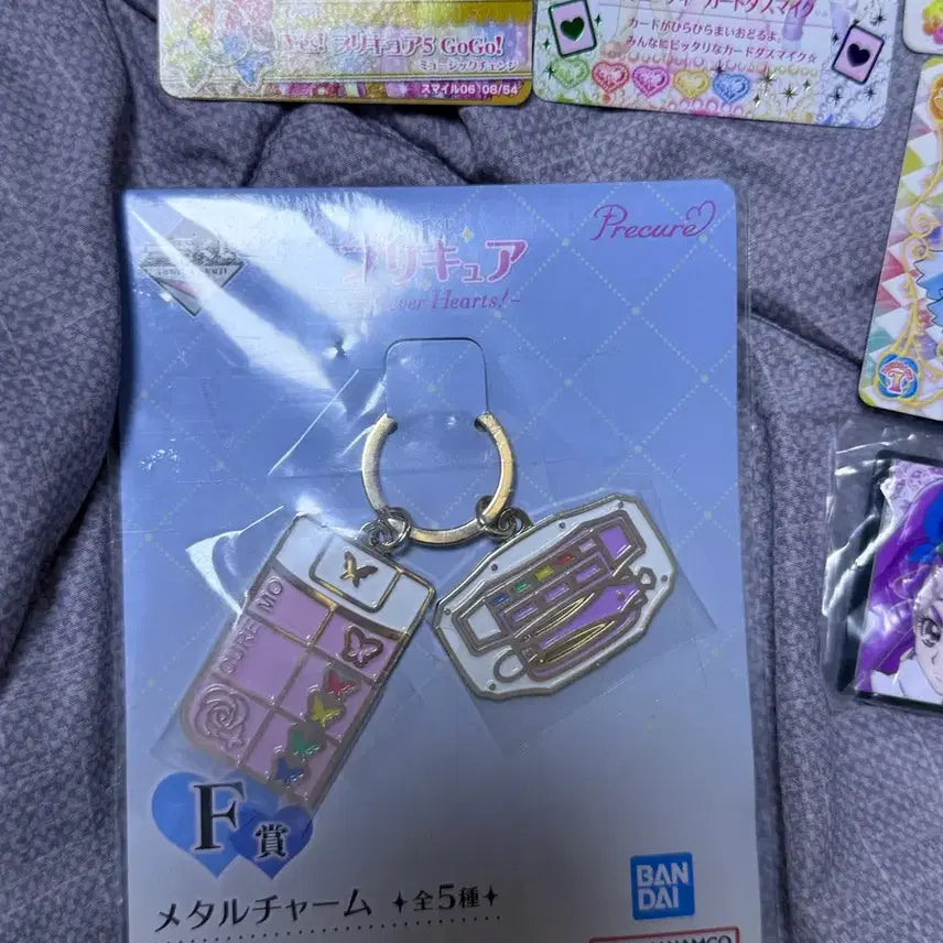 [BUNJANG] Yes! Precure 5 Rubber Strap, Keyring, Data Card Bundle Set / 일괄 Yes 프리큐어 5 예프파 러버스트랩 이치방쿠지 키링 데이터카드