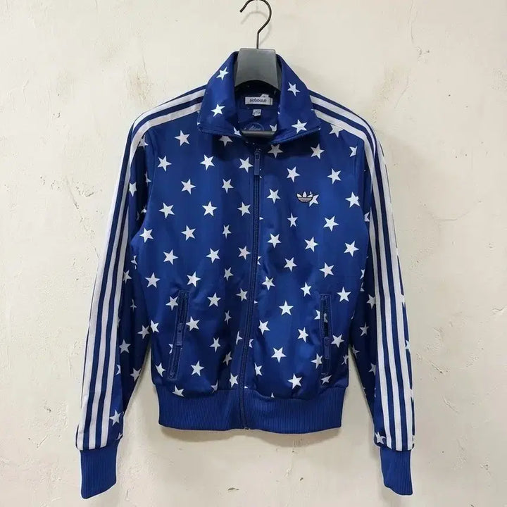 [BUNJANG] Adidas Originals Trefoil 40th Anniversary Star Pattern Track Top / 아디다스 오리지널스 트레포일 40주년 기념별 패턴 트랙탑 100