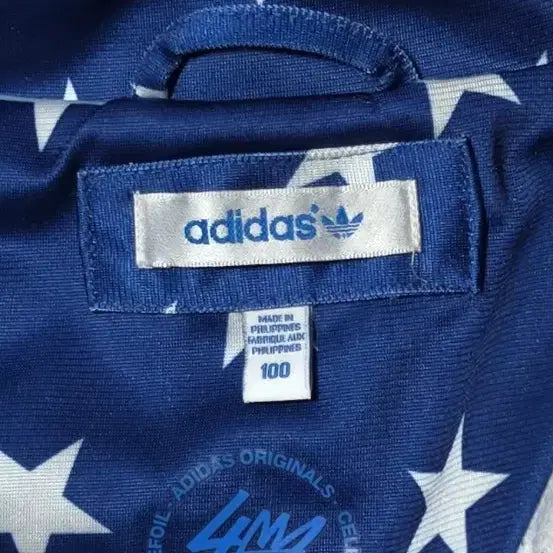 [BUNJANG] Adidas Originals Trefoil 40th Anniversary Star Pattern Track Top / 아디다스 오리지널스 트레포일 40주년 기념별 패턴 트랙탑 100