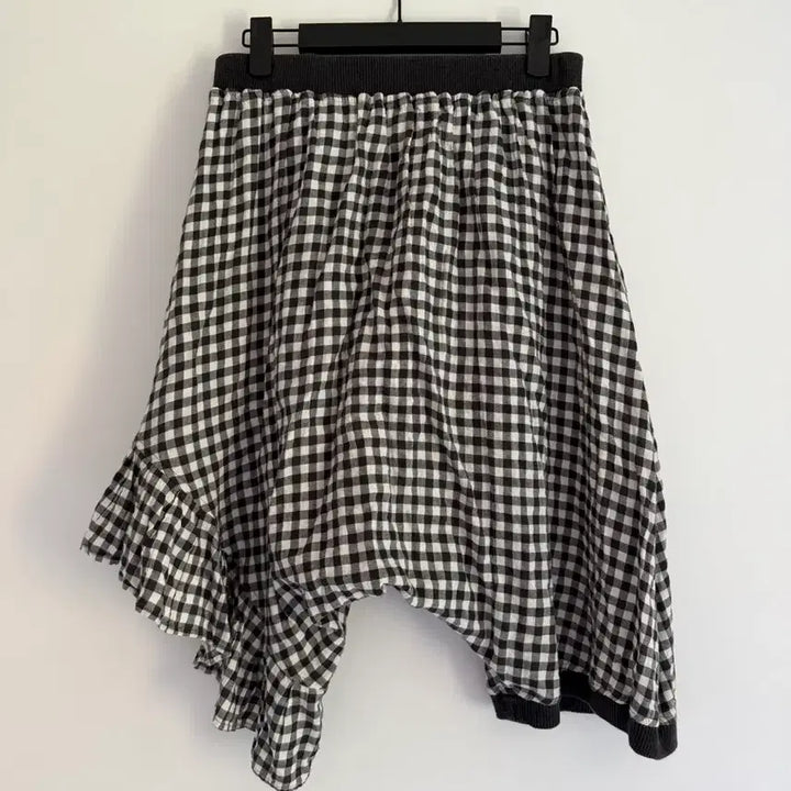 [BUNJANG] Gomme Check Skirt Pants / gomme 고무 체크 스커트 팬츠 skirt pants
