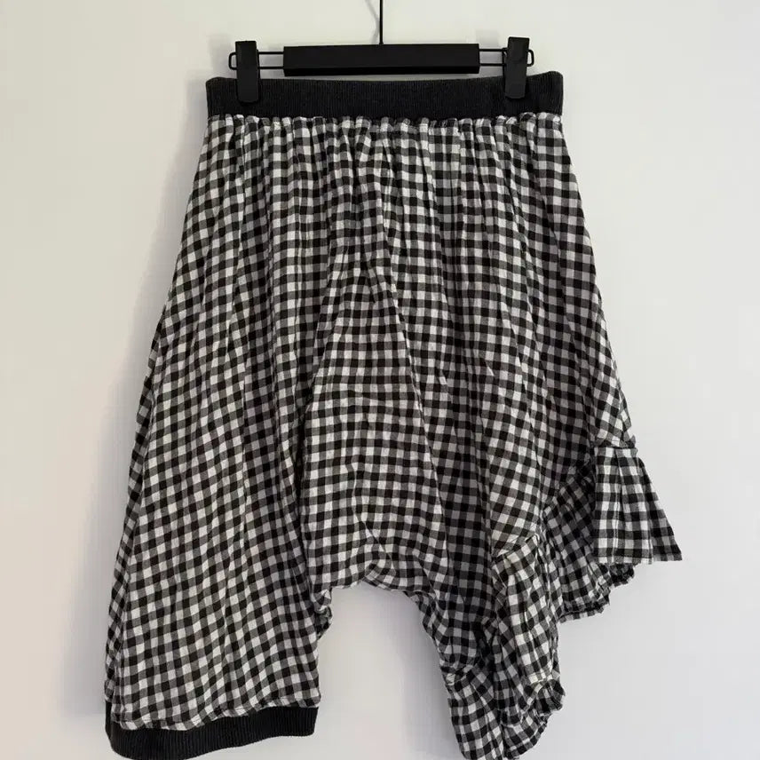 [BUNJANG] Gomme Check Skirt Pants / gomme 고무 체크 스커트 팬츠 skirt pants