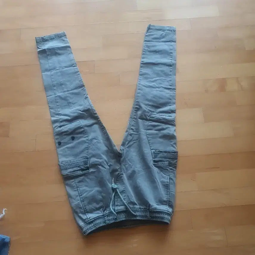 [BUNJANG] Cargo Jogger Pants Grey / 카고 조거 팬츠 그레이