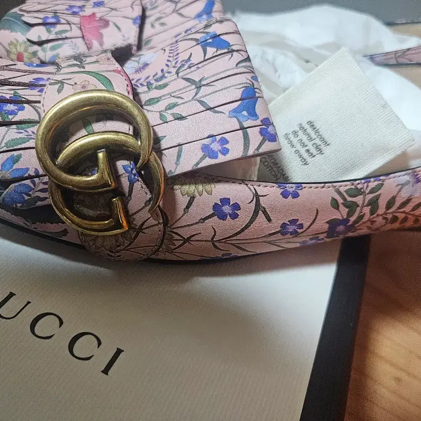 [BUNJANG] Gucci Marmont New Flora GG Flat Loafers / 구찌 마몽  뉴플로라 GG 플랫로퍼