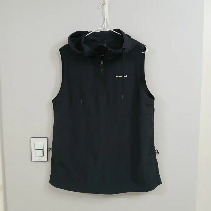 [BUNJANG] Snowpeak Hooded Vest Black / 스노우피크 후드 베스트 블랙 정품 55반~날씬66