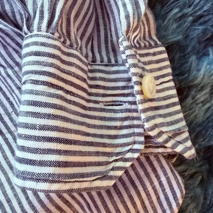 [BUNJANG] Abbraccio Italian Linen Shirt 95 / 아브라소 이탈리아 원단 맞춤 린넨 셔츠 95