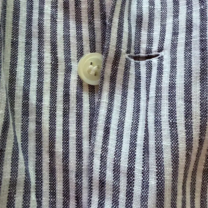 [BUNJANG] Abbraccio Italian Linen Shirt 95 / 아브라소 이탈리아 원단 맞춤 린넨 셔츠 95