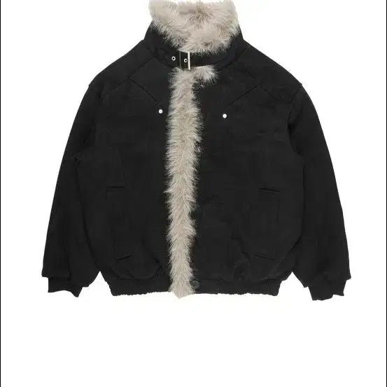 [BUNJANG] WOOHWA Suede Mustang Padded Jumper / 우화 패딩 스웨이드 무스탕 점퍼 padding suede mustang