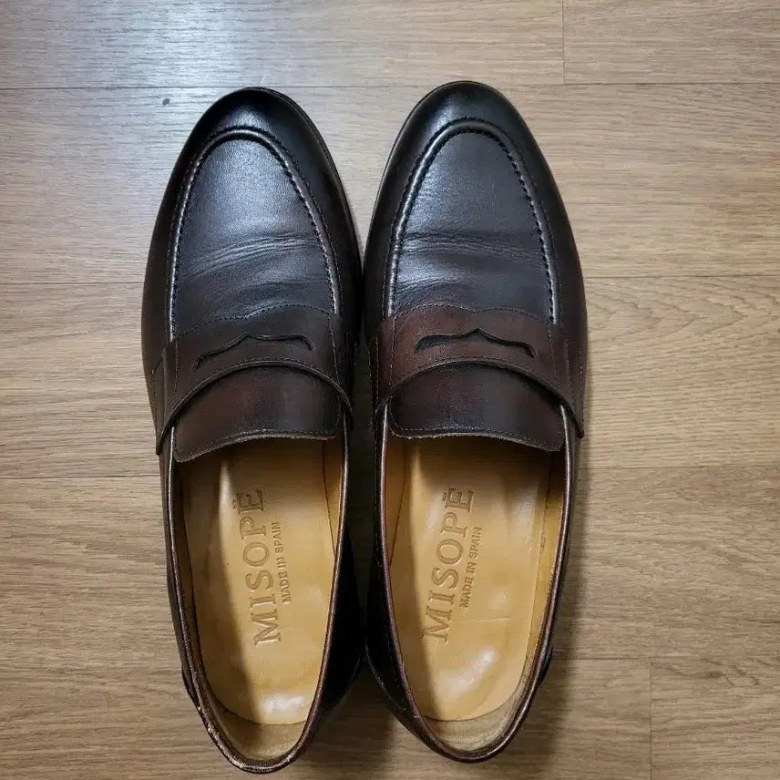 [SOLD OUT] 미소페 스페인 메이드 페니로퍼 다크브라운 구두 42 270~275