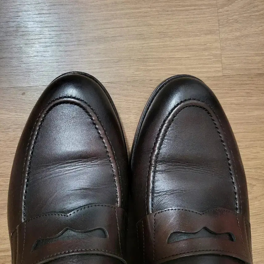 [SOLD OUT] 미소페 스페인 메이드 페니로퍼 다크브라운 구두 42 270~275