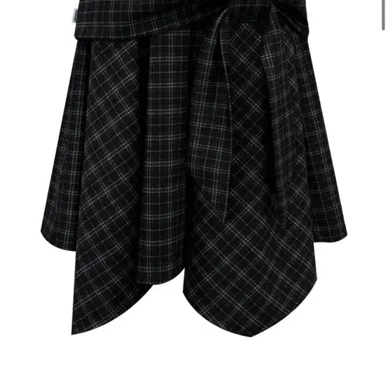[BUNJANG] chemehc Bow Asymmetrical Skirt / 체메씨 chemehc 보우 언발란스 스커트