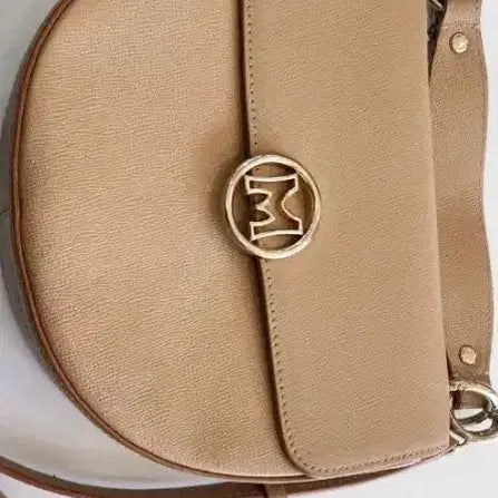 [BUNJANG] Metrocity Beige Half Moon Shoulder Bag / 컨디션 최상급  정품 메트로시티 베이지 하프문 숄더백