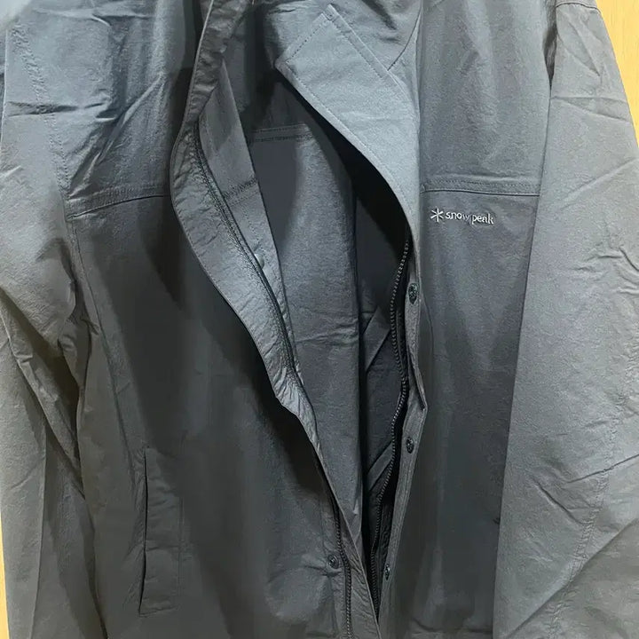 [BUNJANG] Snowpeak Windbreaker Jacket XL Dark Charcoal / [새상품] 스노우피크 바람막이 자켓 XL 다크 차콜