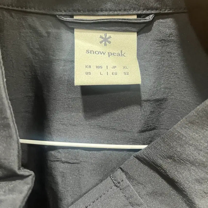 [BUNJANG] Snowpeak Windbreaker Jacket XL Dark Charcoal / [새상품] 스노우피크 바람막이 자켓 XL 다크 차콜