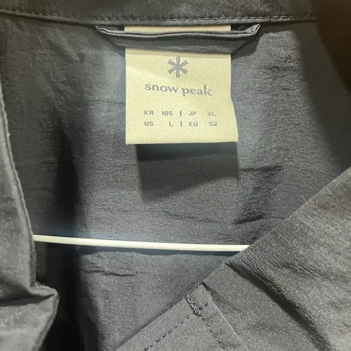 [BUNJANG] Snowpeak Windbreaker Jacket XL Dark Charcoal / [새상품] 스노우피크 바람막이 자켓 XL 다크 차콜
