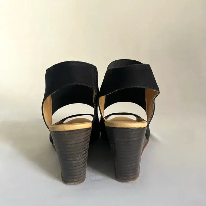 [BUNJANG] Maison Margiela MM6 Cut-Out Wedge Heels / 메종마르지엘라 MM6 컷아웃 웨지힐