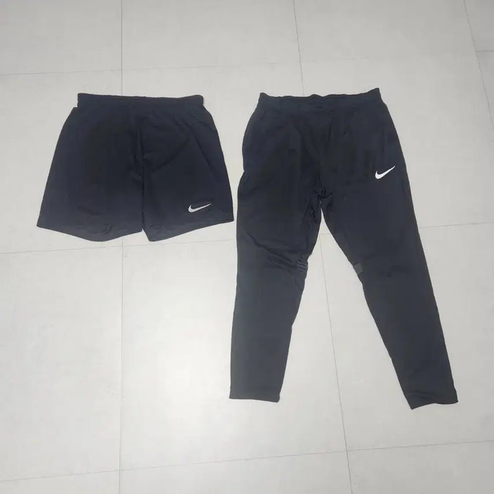 [BUNJANG] Nike Training Pants Set (Black, XL) / 나이키 트레이닝 롱팬츠,숏팬츠 새상품(블랙 XL)
