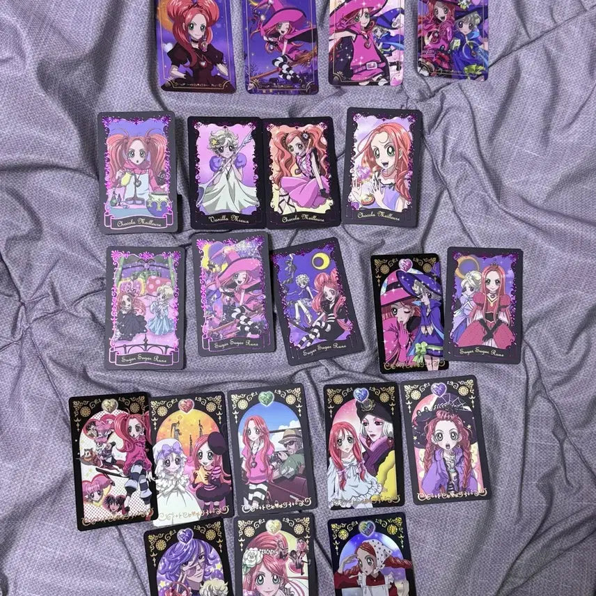 [BUNJANG] Sugar Sugar Rune Chocolat 21 Cards Bundle / 슈가슈가룬 팝퍼블 마법카드 쇼콜라 21장 일괄