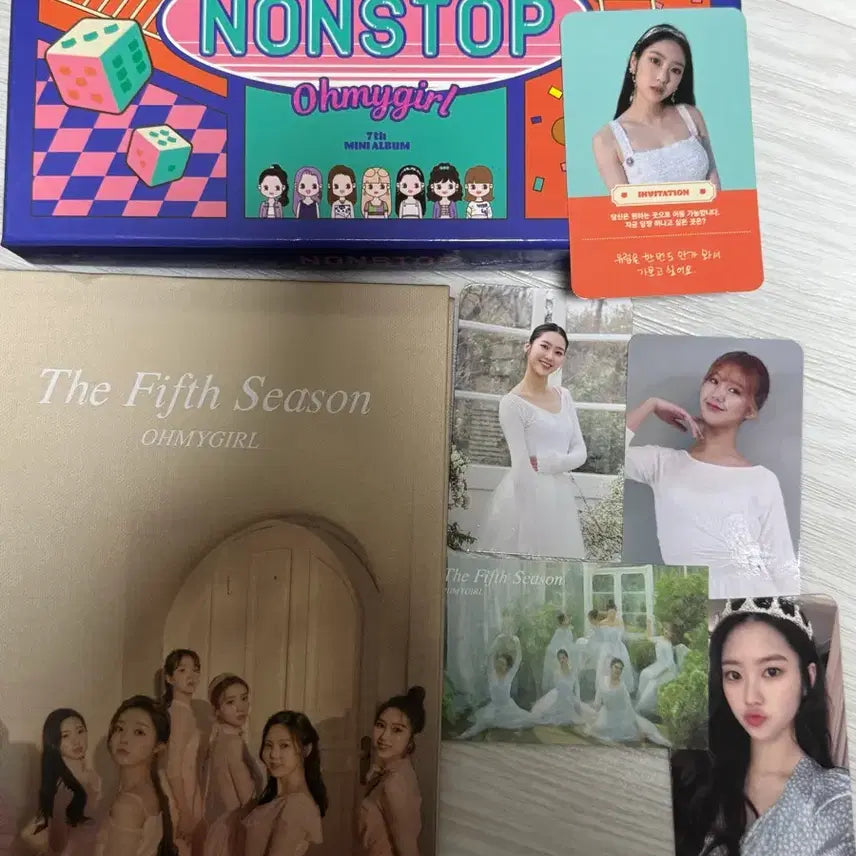 [BUNJANG] Oh My Girl Album Bundle Set / (일괄) 오마이걸 nonstop 앨범 + fifth season 앨범