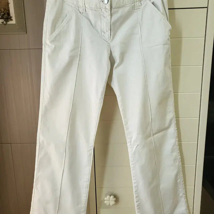 [BUNJANG] Emporio Armani White Pants 38/4 / 엠포리오 아르마니 화이트 팬츠 38/4