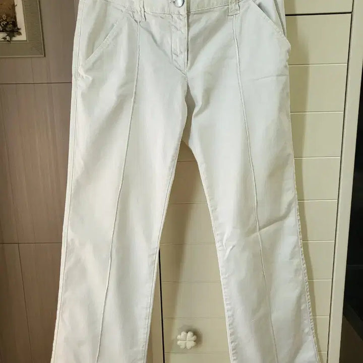 [BUNJANG] Emporio Armani White Pants 38/4 / 엠포리오 아르마니 화이트 팬츠 38/4