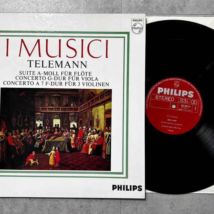 [BUNJANG] I Musici Telemann LP / [중고LP] I MUSICI 이무치치 연주 / 탈레스만 Telemann