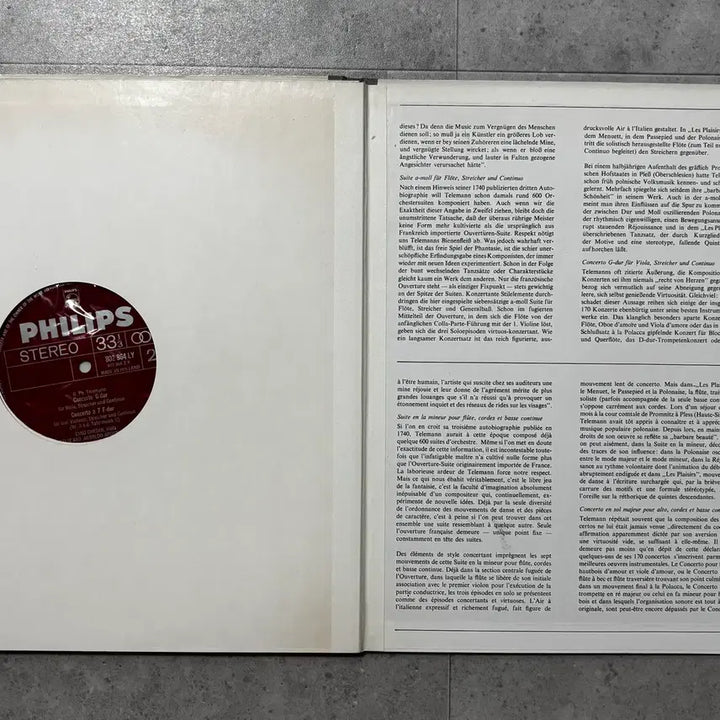 [BUNJANG] I Musici Telemann LP / [중고LP] I MUSICI 이무치치 연주 / 탈레스만 Telemann