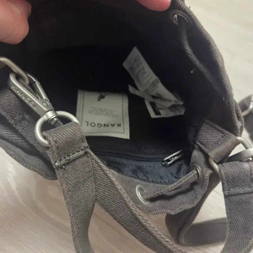 [BUNJANG] Kangol Herringbone Bucket Bag / 캉골 헤링본 버킷백