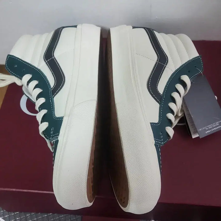[BUNJANG] Vans Sk8-Hi Evergreen Leather Sneakers / 새상품 반스 sk 8볼트 바이 스케이트 하이 에버그린 레더 250