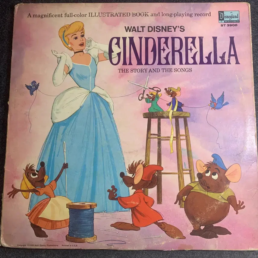 [BUNJANG] Walt Disney Cinderella Vintage LP / [LP] 월트디즈니 신데렐라 빈티지LP