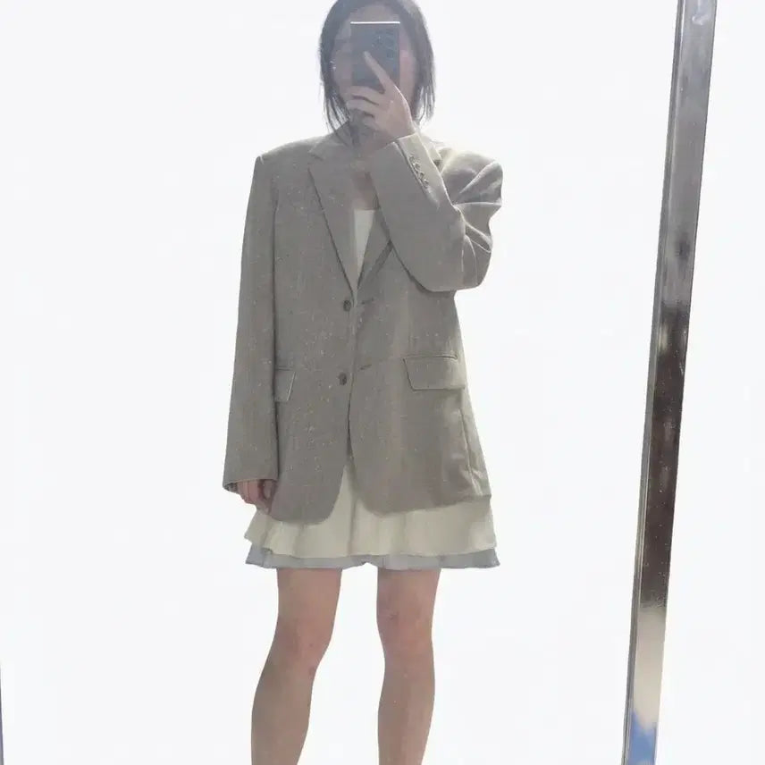 [BUNJANG] Your Name Here Oversized Spring Jacket / 유어네임 히어 나만의 봄 한벌이 오버핏 자켓 처분합니다