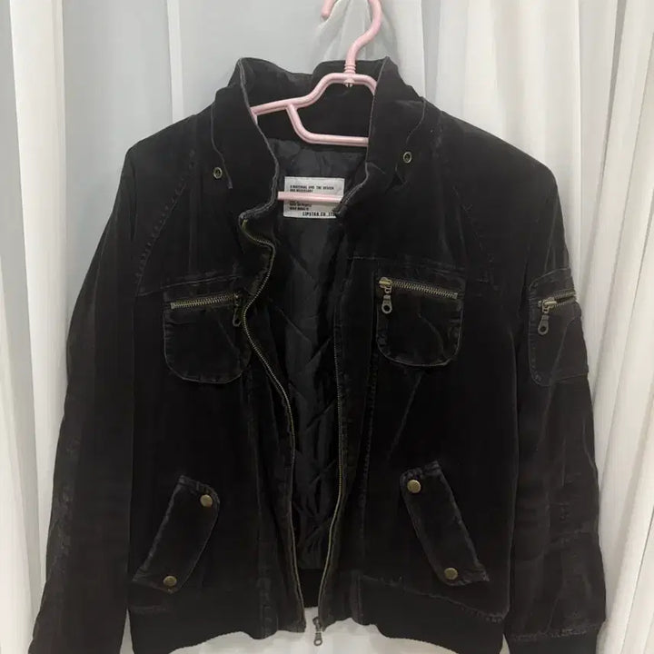 [BUNJANG] Black Velvet Winter Jacket / 야상