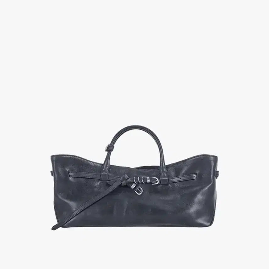 [BUNJANG] Margesherwood Grandma Used Navy Pull Up Bag / 마지셔우드 그랜마유즈드 네이비 pull up