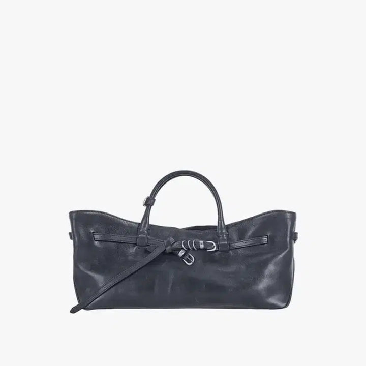 [BUNJANG] Margesherwood Grandma Used Navy Pull Up Bag / 마지셔우드 그랜마유즈드 네이비 pull up