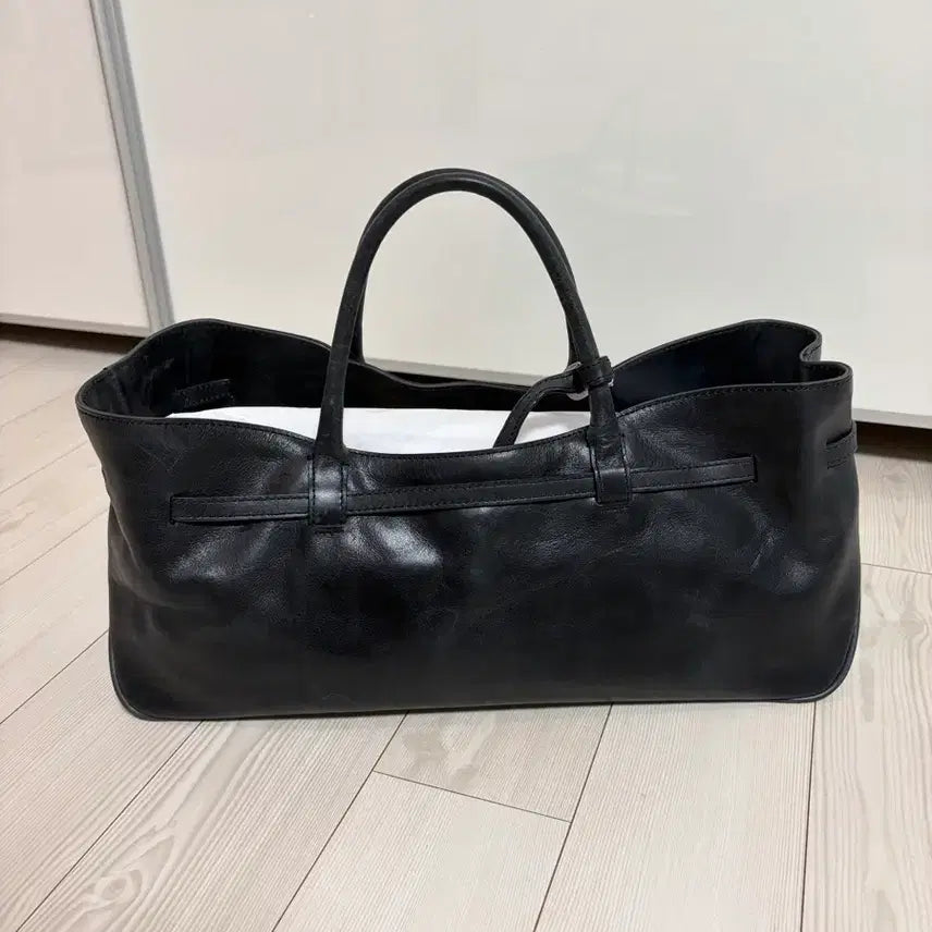 [BUNJANG] Margesherwood Grandma Used Navy Pull Up Bag / 마지셔우드 그랜마유즈드 네이비 pull up
