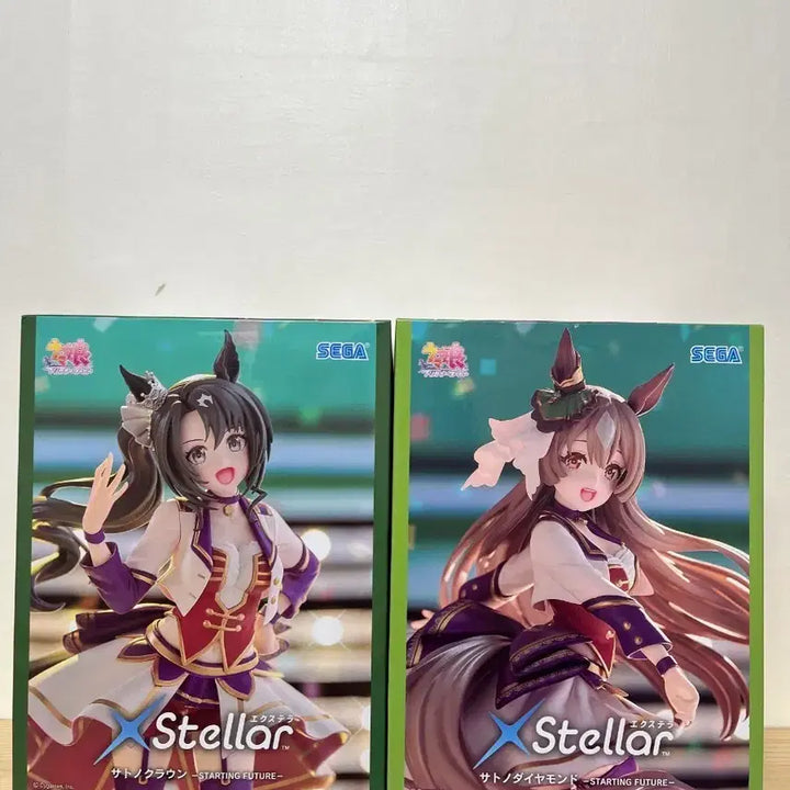 [SOLD OUT] 일괄] 세가 우마무스메 Stellar 사토노 크라운,다이아몬드 피규어