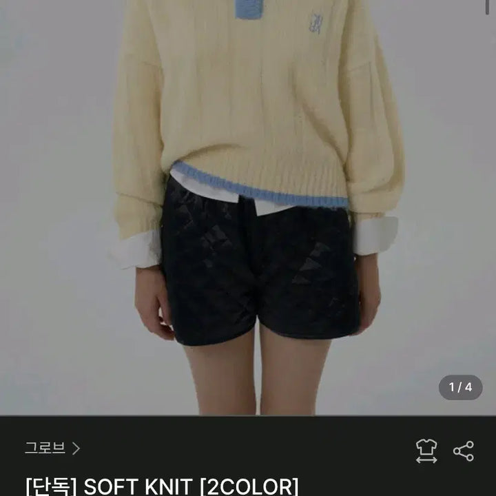 [BUNJANG] Grove Soft Knit Sweater / 그로브 소프트니트 프리사이즈