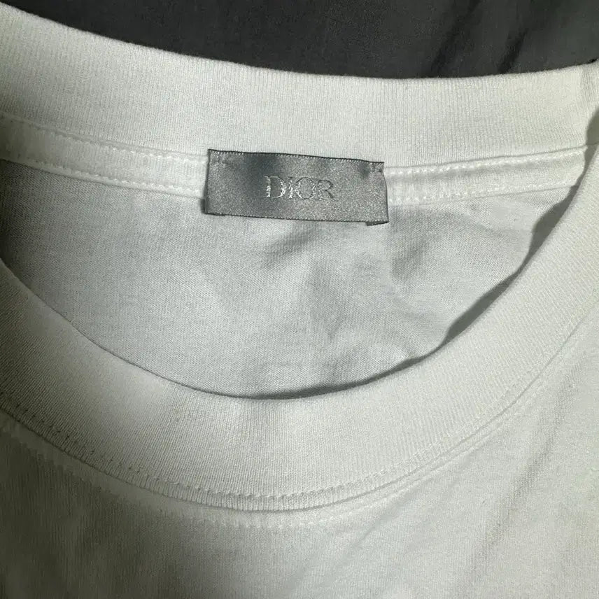 [BUNJANG] Dior Atelier White Pocket Short Sleeve T-shirt / 디올 아뜰리에 화이트 포켓 반팔