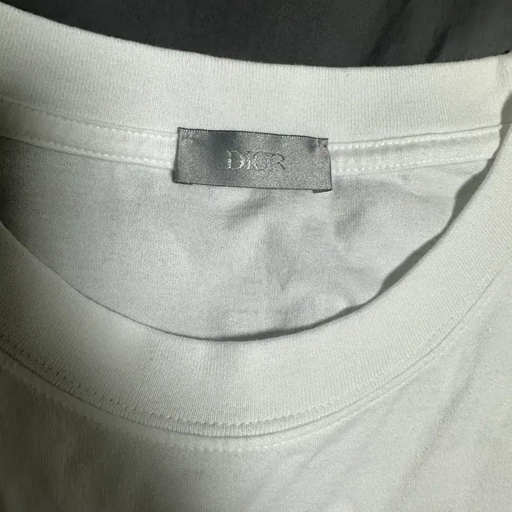 [BUNJANG] Dior Atelier White Pocket Short Sleeve T-shirt / 디올 아뜰리에 화이트 포켓 반팔