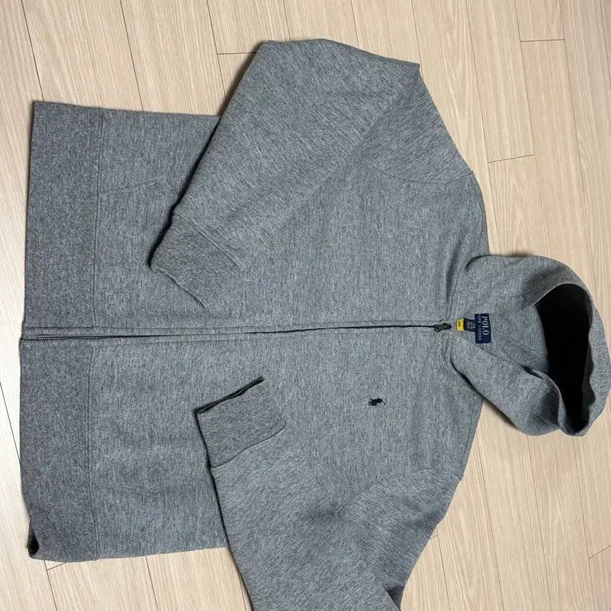 [BUNJANG] Polo Ralph Lauren Gray Hoodie Zip-up / 폴로 그레이 후드 집업