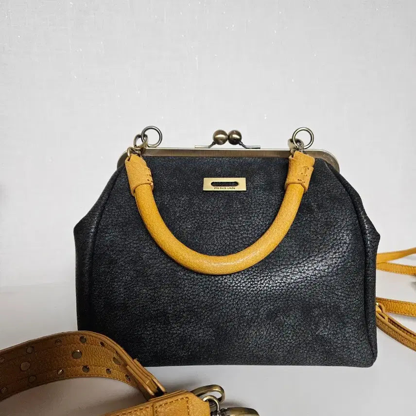 [BUNJANG] Morgan Black Shoulder Bag (2-Piece Set) / 모건 블랙 숄더백 (2개 세트) /새상품