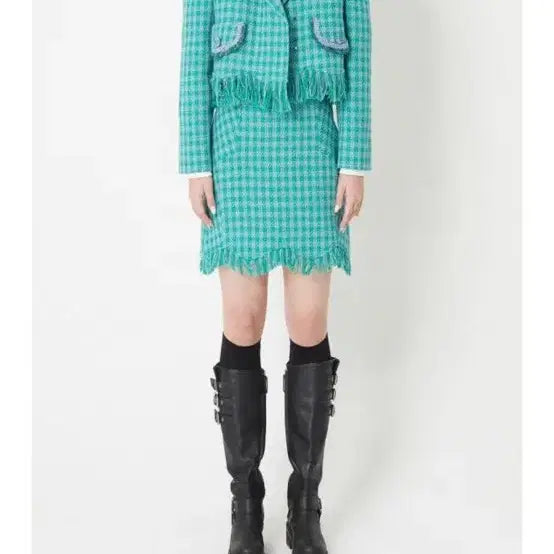 [BUNJANG] Lucky Chouette Tweed Set 36 Size / 럭키슈에뜨 셋업 36사이즈