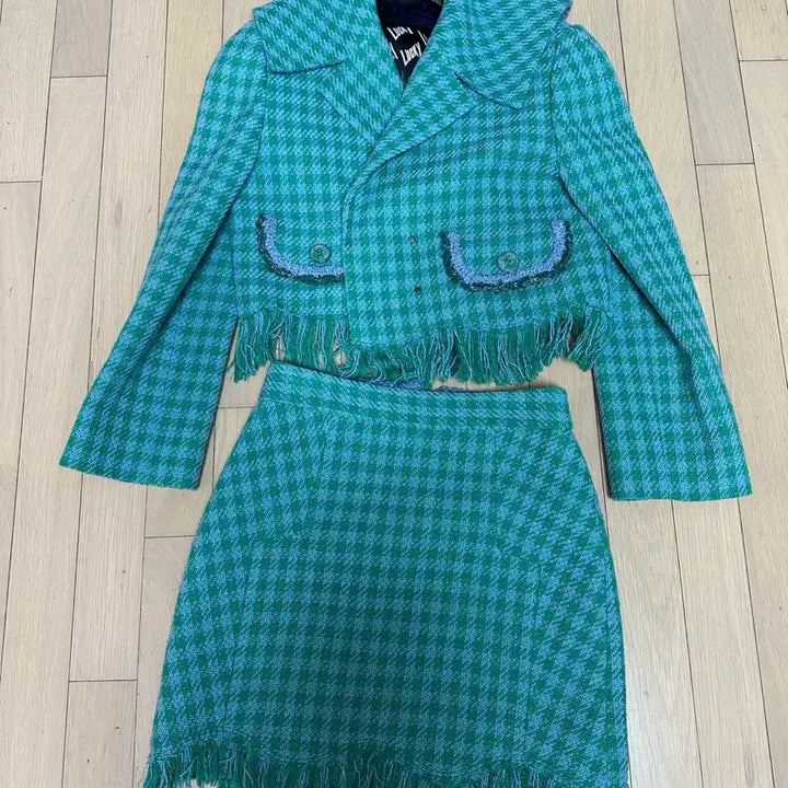 [BUNJANG] Lucky Chouette Tweed Set 36 Size / 럭키슈에뜨 셋업 36사이즈