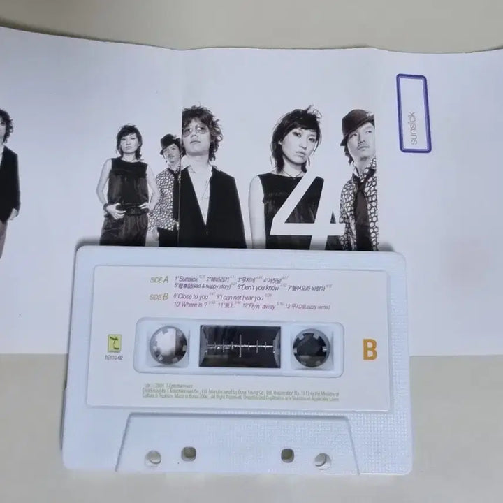 [BUNJANG] Rollercoaster 4th Album Cassette Tape / 롤러코스터 4집 (개봉 카세트테이프)