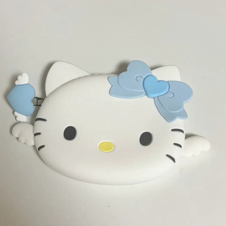 [BUNJANG] Blue Kitty Angel Silicone Mini Pouch / 희귀 블루 키티 천사 실리콘 지갑 미니 파우치 엔젤코어